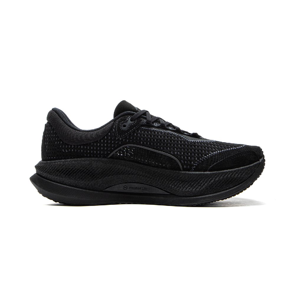 LiNing Cushioning Rebound Slip-Resistant Low-Top Casual Running Shoes Men's Black