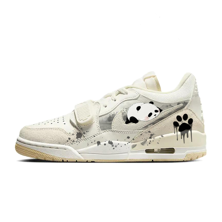 Jordan Legacy 312 Vintage Basketball Shoes Unisex Low Top Gray/White