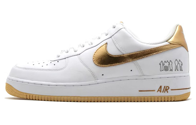 Nike Air Force 1 Low Players White Metallic Gold