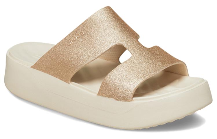 Crocs Getaway Platform H Strap Sandals 'White Brown' Women's