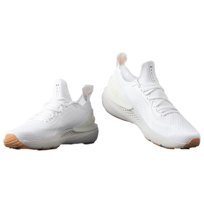 Under Armour Shift Anti-Slip Wear-Resistant Low-Top Running Shoes Men's White
