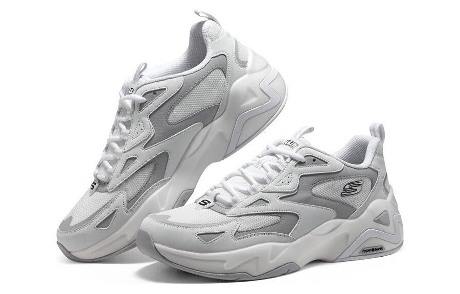 Skechers D'Lites Hyper Burst 'Grey White' купить в интернет-магазине Yoocart с быстрой доставкой по России.