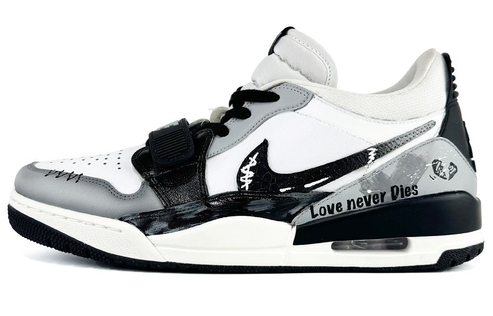 Jordan Legacy 312 Vintage Basketball Shoes Men Low Top White