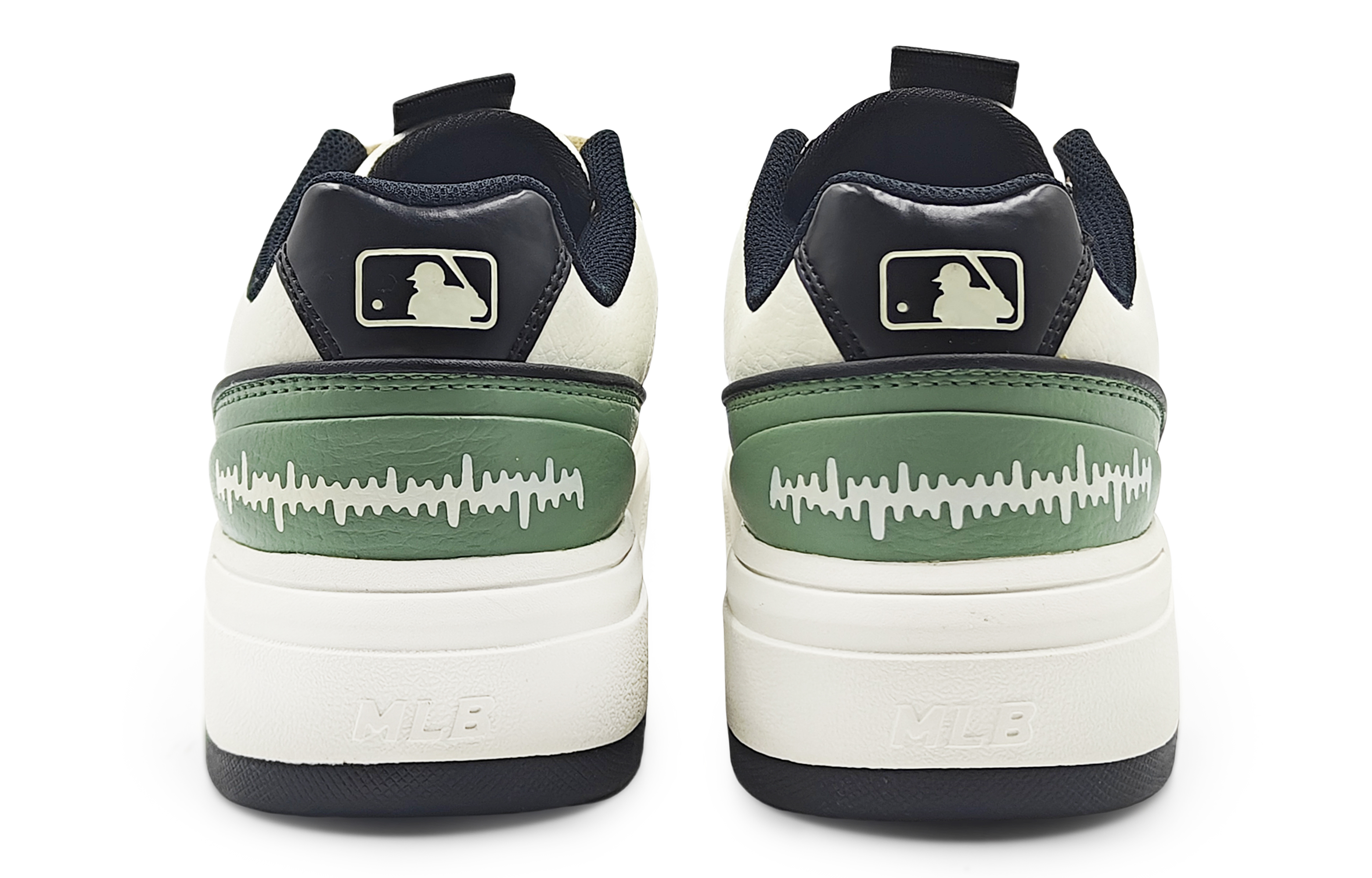 MLB Chunky Liner Abrasion Resistant Low Top Skateboard Shoes Unisex Beige Green купить в интернет-магазине Yoocart с быстрой доставкой по России.