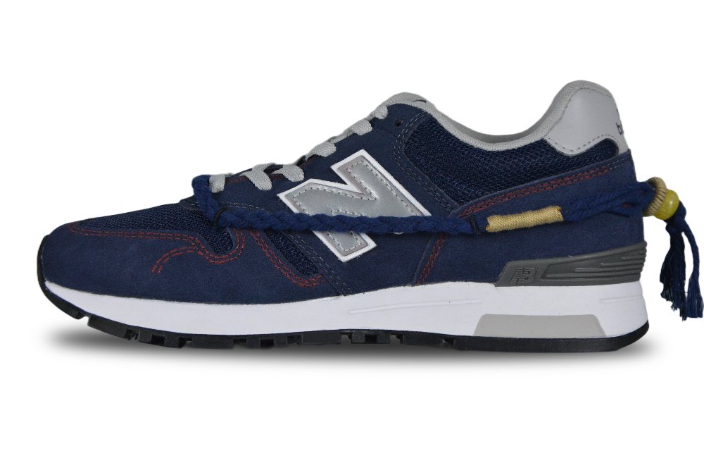 New Balance NB 565 Cushioning Breathable Low-Top Casual Running Shoes Unisex Blue