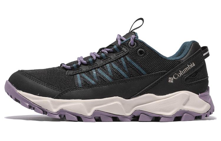 Columbia Anti-Slip Wear-Resistant Breathable Support Low-Top Trekking Shoes Women's Black Purple