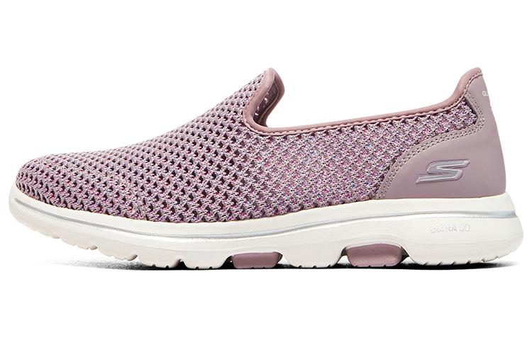 Skechers Go Walk 5 Anti Slip Wear Resistant Low Top Casual Shoes Women's Pink
