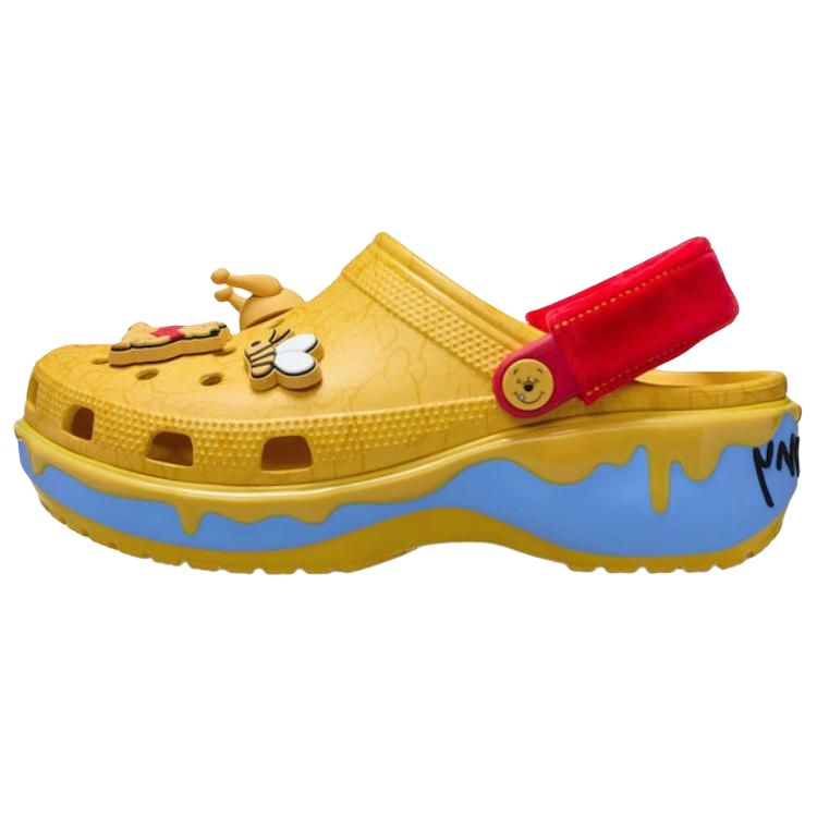 Crocs Classic Platform Clog Disney Winnie The Pooh Women's