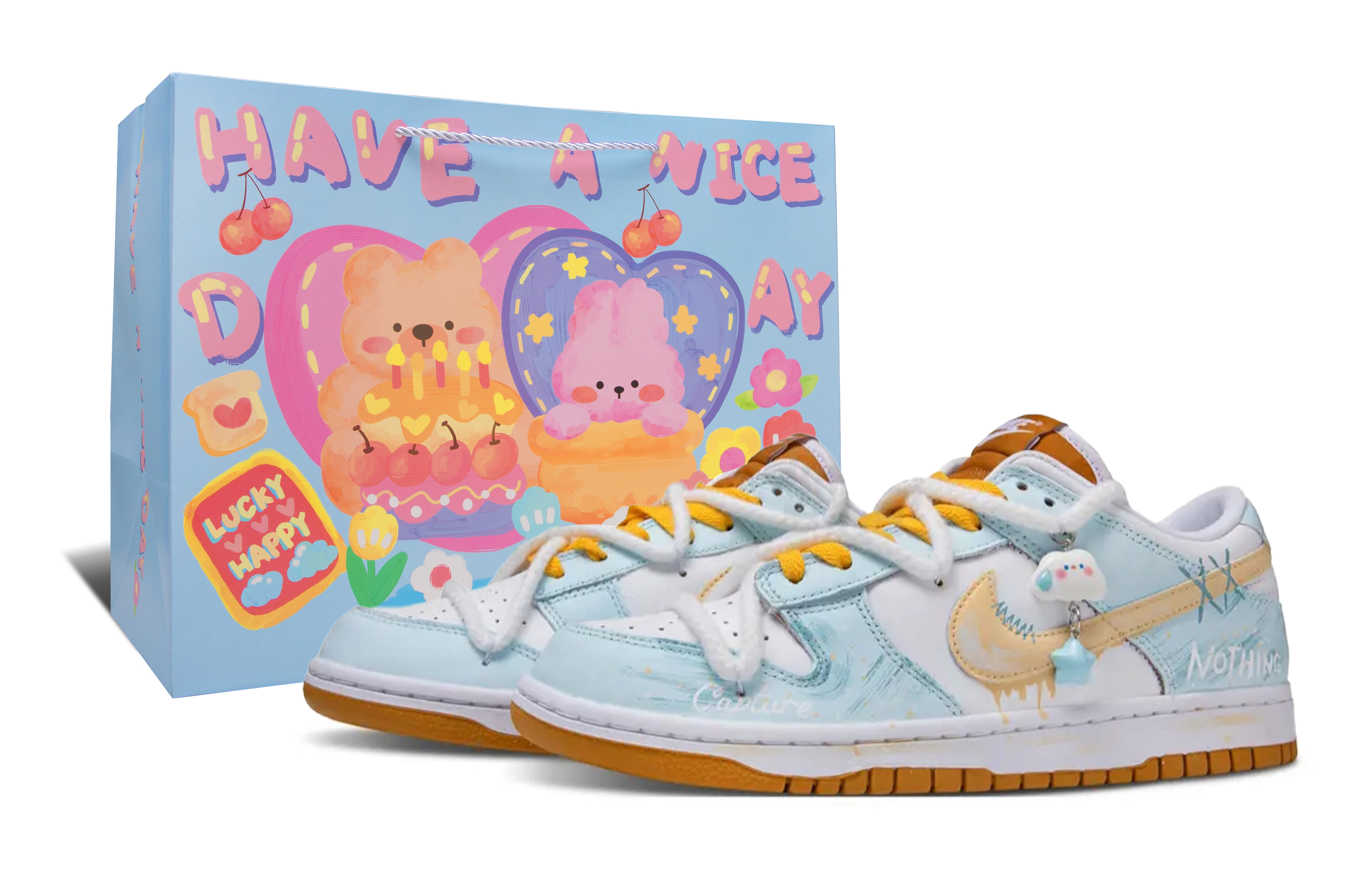 Nike Dunk Skateboard Shoes Unisex Low top White