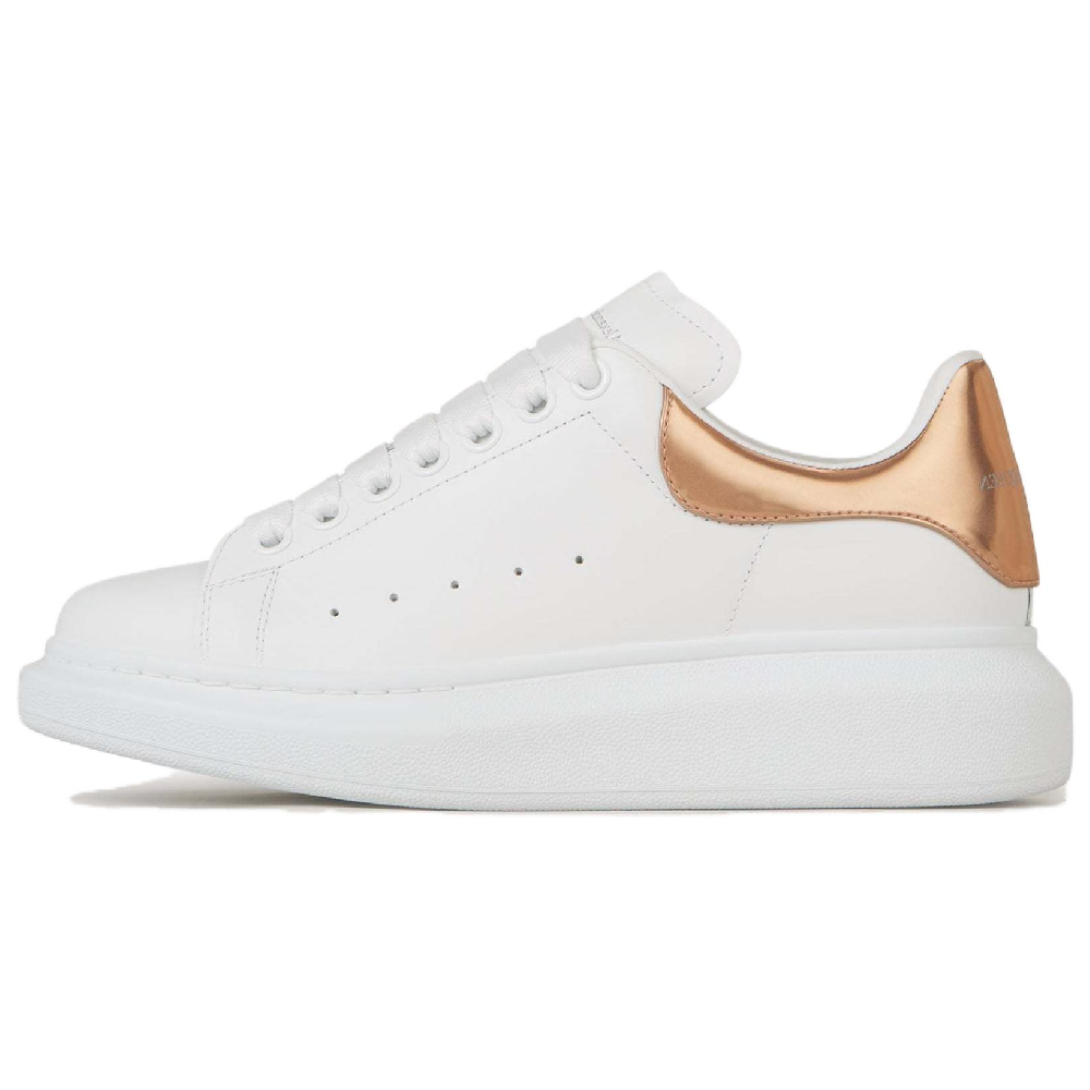 Alexander McQueen Oversized White Rose Gold Women's