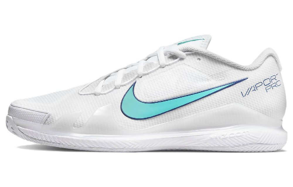 Nike Air Zoom Vapor Pro Low top Tennis Shoes Men's White Blue