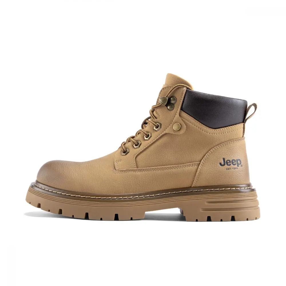 Jeep Martin Boots Men's Earth Yellow Black