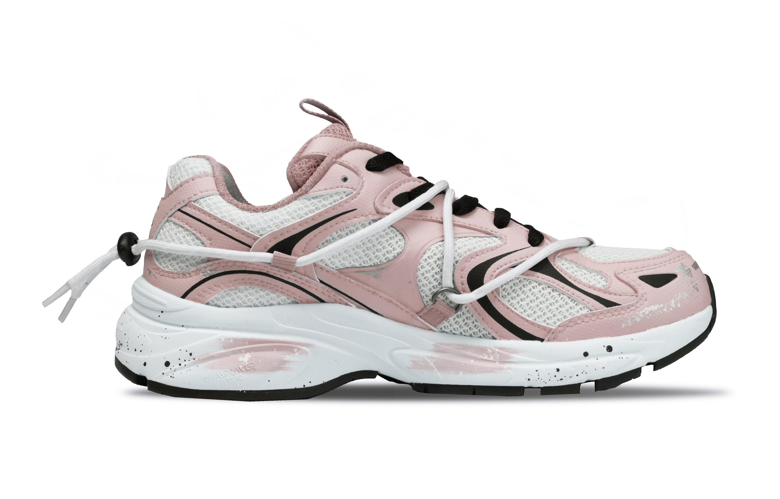 Champion Abrasion Resistant Low top Running Shoes Unisex White Pink