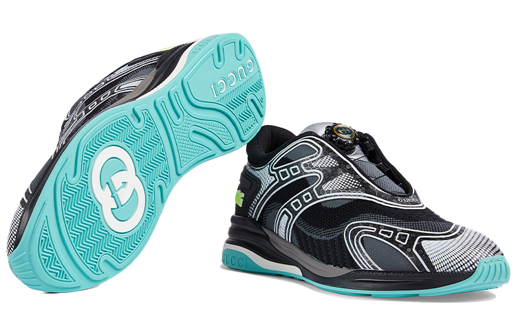 GUCCI Shock Absorbers Low Top Sports Casual Shoes Men's Black Blue купить в интернет-магазине Yoocart с быстрой доставкой по России.