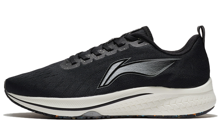 LiNing Red Hare 5 Cushioning Anti-Slip And Wear-Resistant Low-Top Running Shoes Women's Black Gray