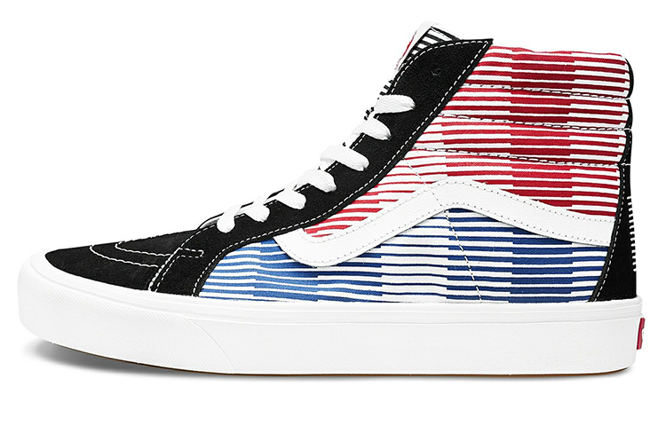 Vans Comfycush SK8 Hi Reissue 'Black Red Blue'