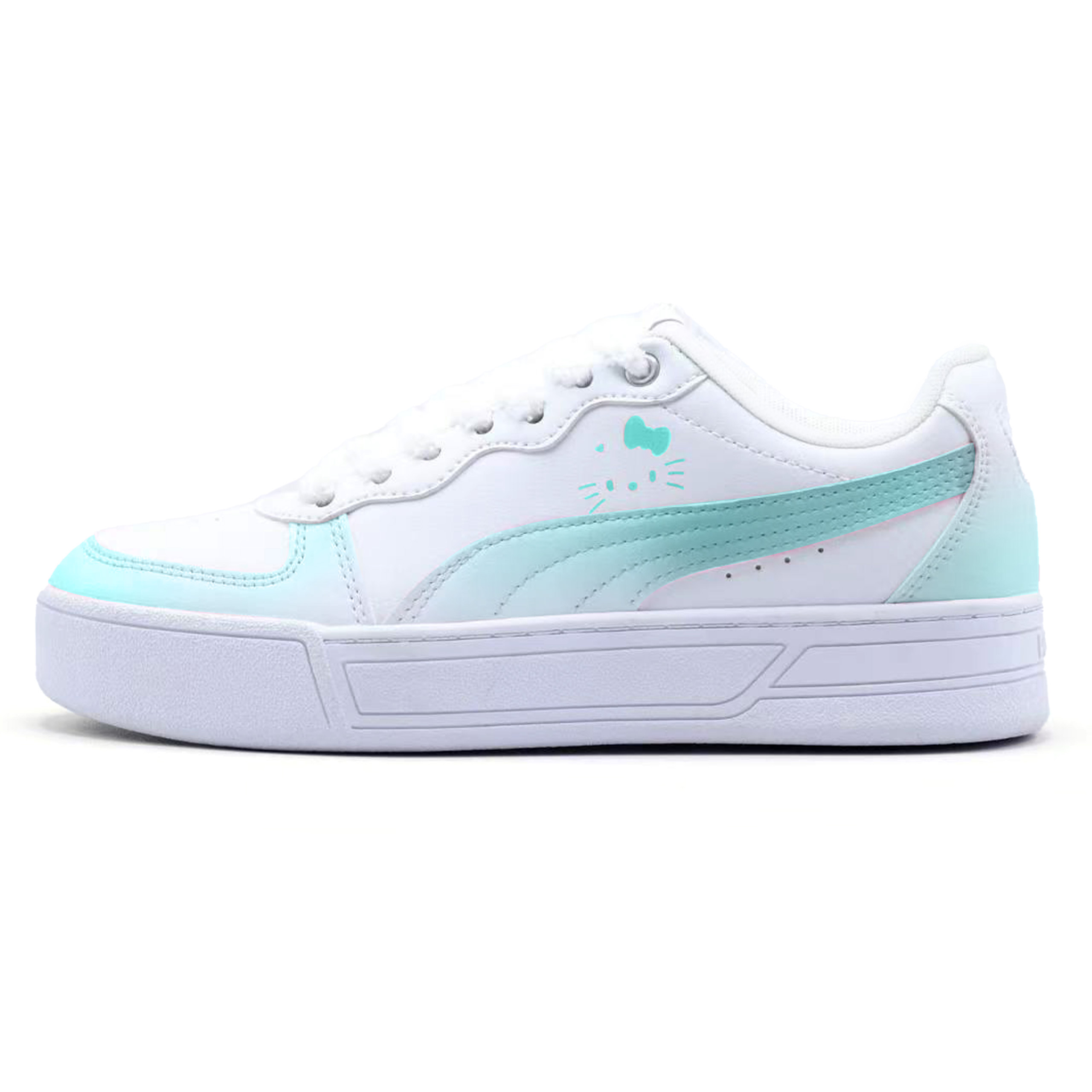 PUMA Skye Meow Fun Mint Lightweight And Breathable Low top Skateboard Shoes Women's