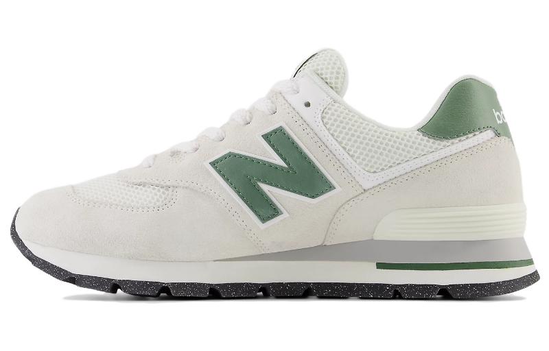 New Balance 574 Rugged White Green