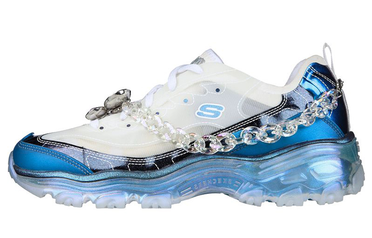 Skechers Dlites Crystal 'Floating Lady White Blue' Women's