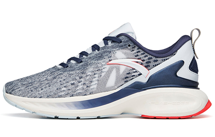Anta Tron 1.0 Anti-Slip Wear-Resistant Low-Top Running Shoes Men's Blue