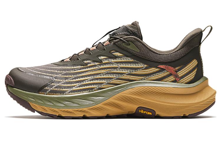 Anta Transverse Cushioning, Wear Resistant Low Top Running Shoes Men's Brown