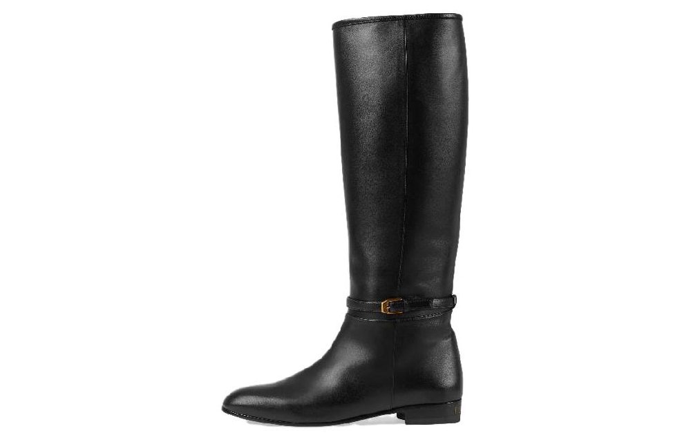 GUCCI Knee-high Leather Boots