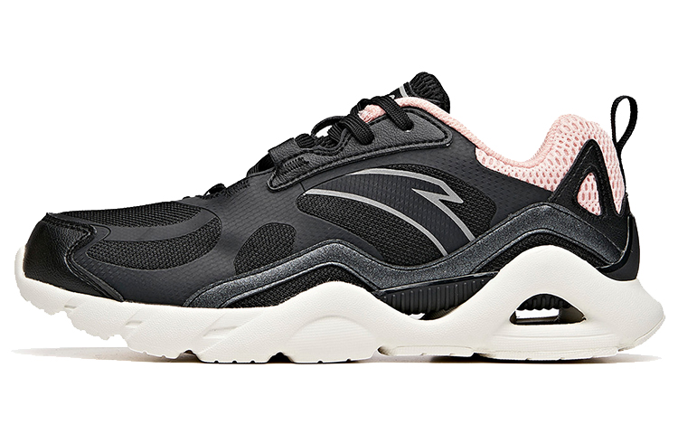 Anta Running Collection Low-Top Running Shoes Women's Black Pink White