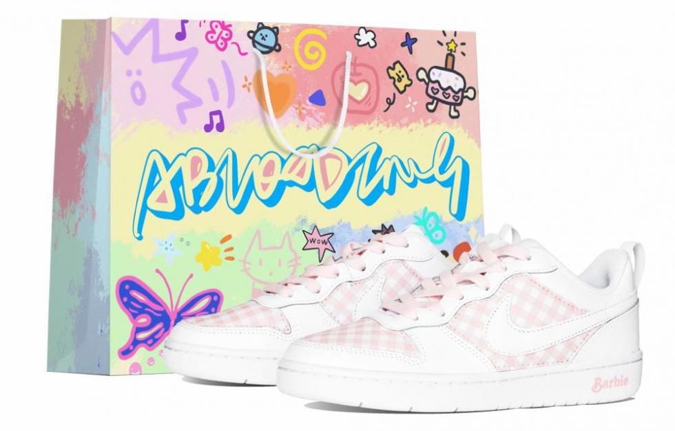 Nike Court Borough Series Skateboard Shoes Women's Low-Top White