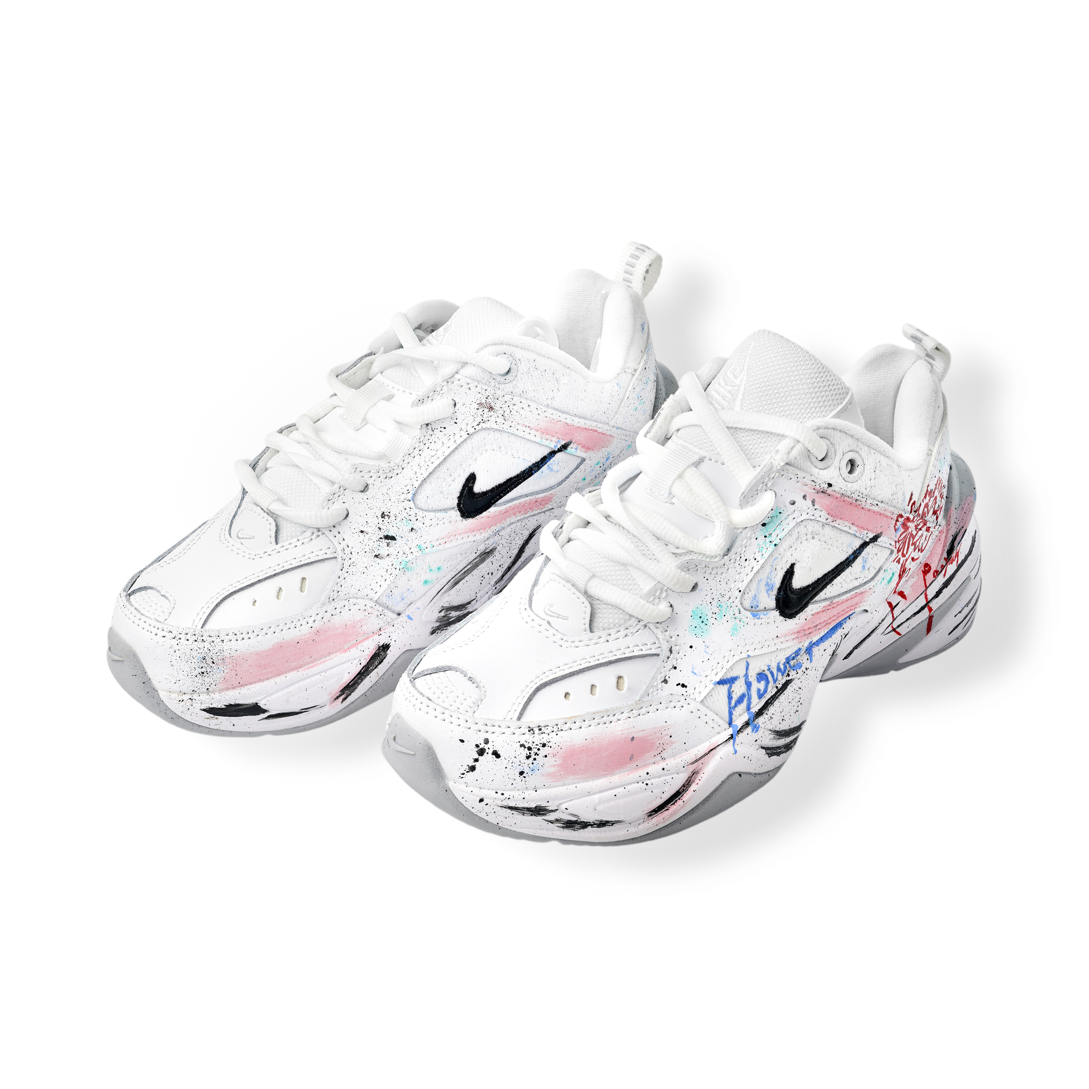 Nike M2K Tekno Lightweight Low Top Chunky Sneakers Unisex Red White купить в интернет-магазине Yoocart с быстрой доставкой по России.