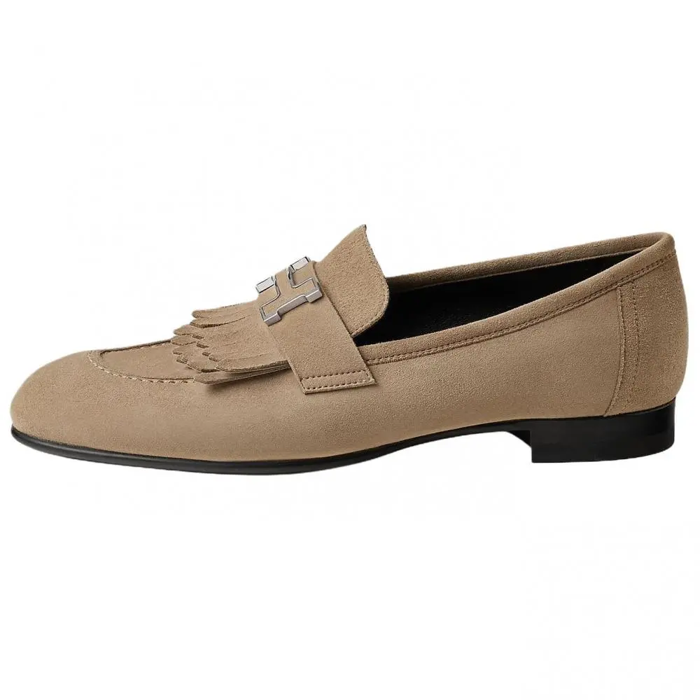 HERMES Royal Casual Shoes Women's Beige