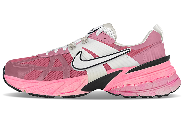 Nike V2K Run Low-Top Running Shoes Women's Pink White
