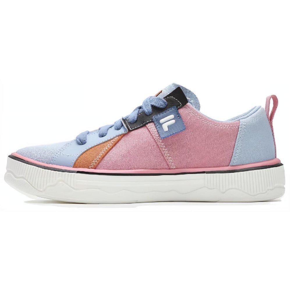 FILA FUSION POP 3 Anti-Slip Wear-Resistant Low-Top Canvas Shoes Women's Pink Peony