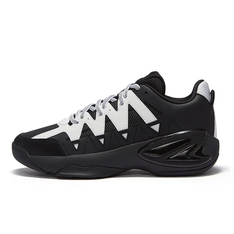 FILA FUSION Low Top Vintage Basketball Shoes Men's Black White