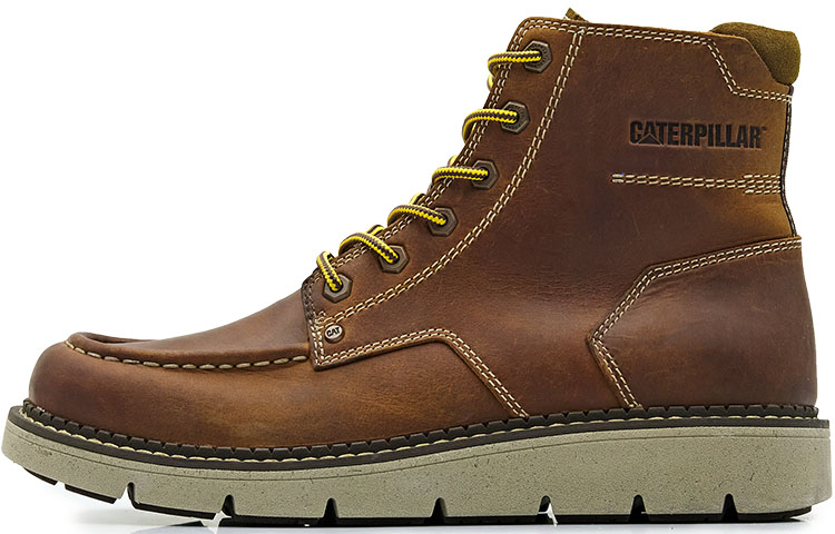 CAT Covert Collection Ankle-Length Martin Boot Brown