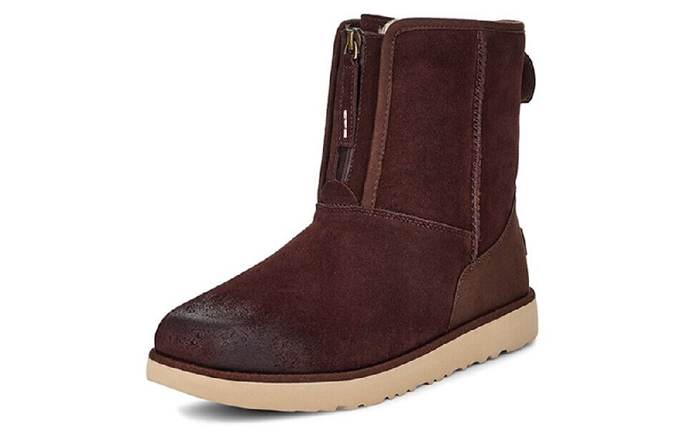 UGG Classic Short Front Zip Boot 'Stout Brown'