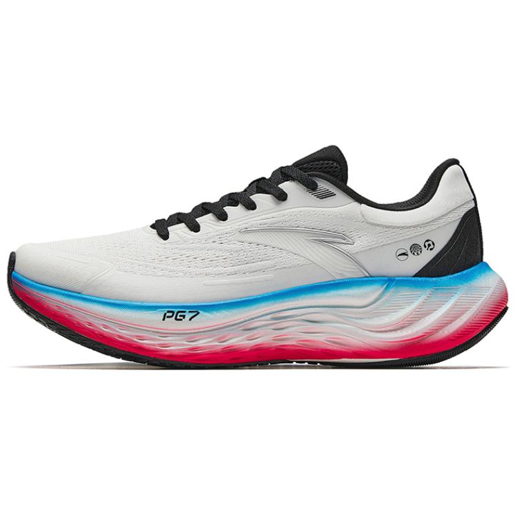Anta Travel Step Slip-Resistant Low-Top Running Shoes Women's White Blue Red