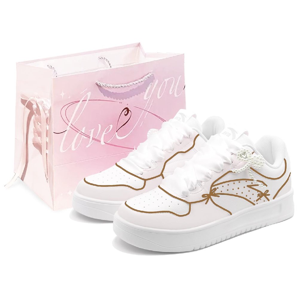 Anta Anti Slip Wear Resistant Low Top Skateboard Shoes Women's White