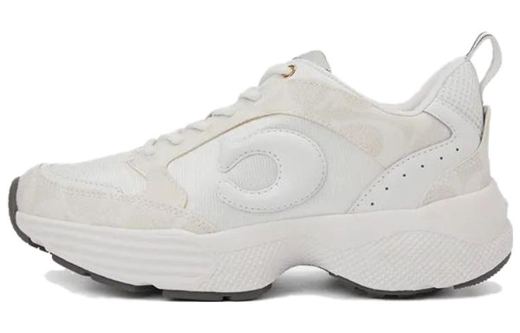 COACH Tech Runner Low Top Casual Shoes Women's White