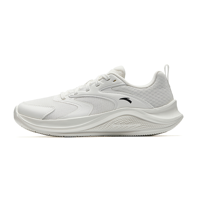 Anta Cushioning, Wear Resistant Low Top Casual Running Shoes Women's Papyrus White