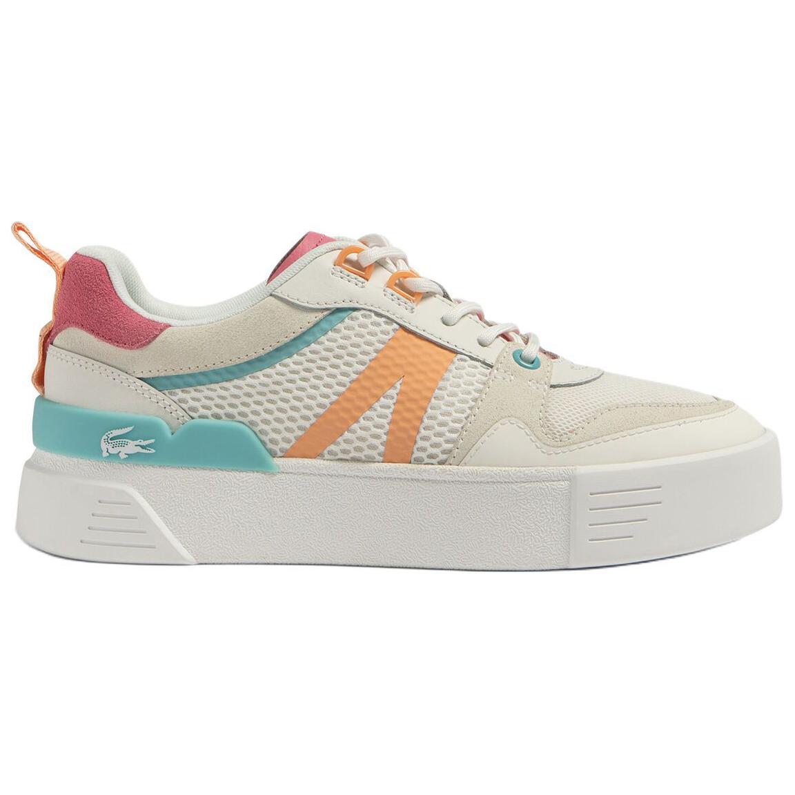 LACOSTE Low Top Skateboard Shoes Women's White Pink купить в интернет-магазине Yoocart с быстрой доставкой по России.