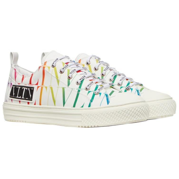Valentino Giggies Low 'VLTN Times Allover Print - White Multi' купить в интернет-магазине Yoocart с быстрой доставкой по России.