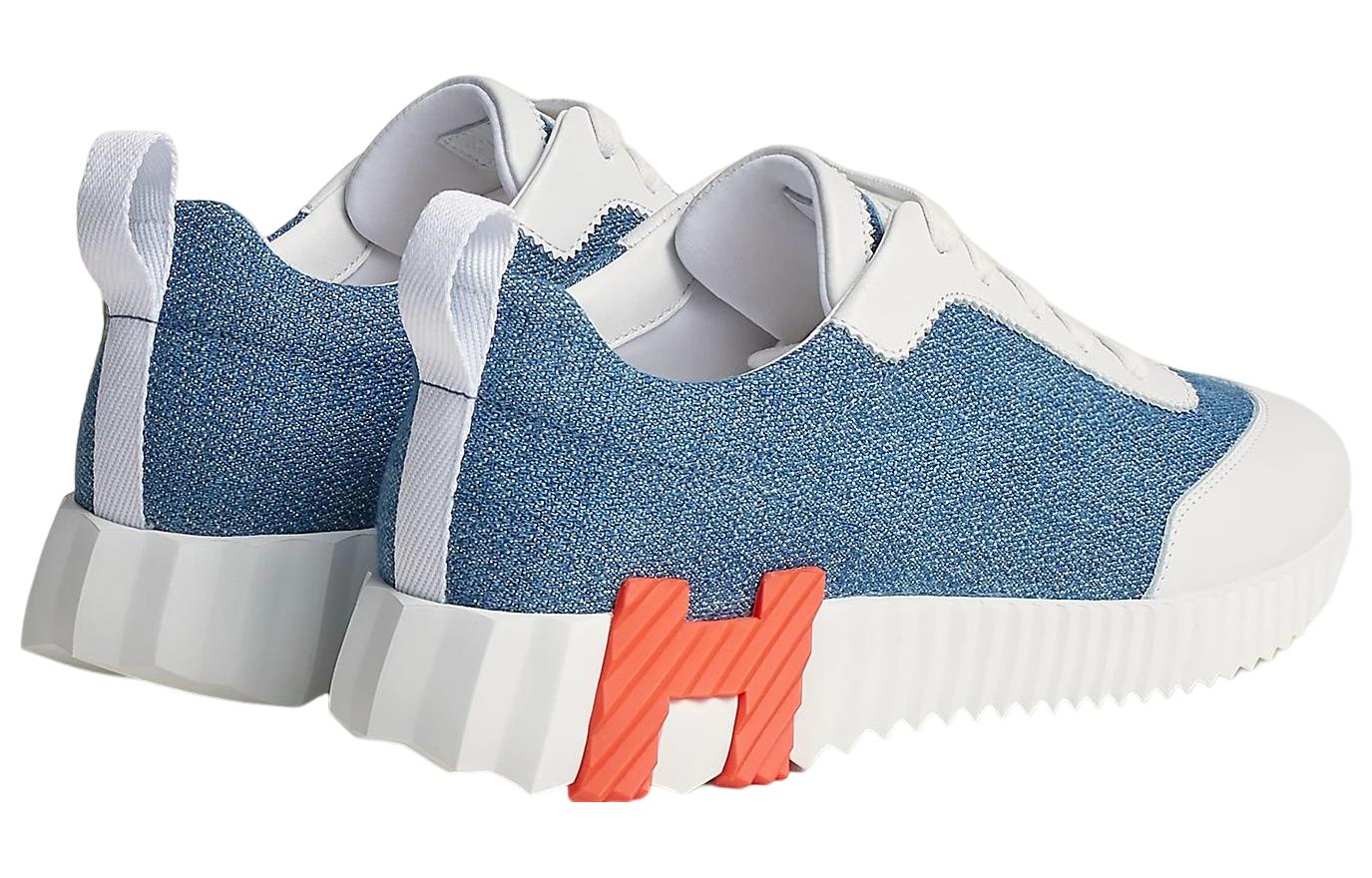 HERMES Bouncing Low Top Sports Casual Shoes Women's Blue купить в интернет-магазине Yoocart с быстрой доставкой по России.