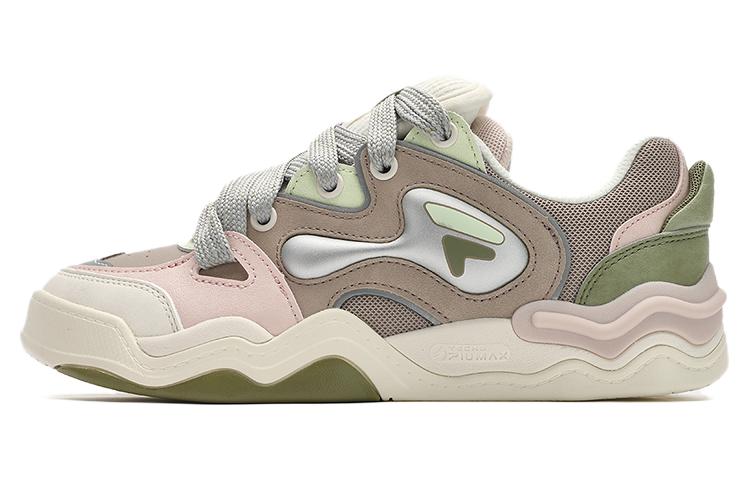 FILA FUSION KICKDX Low Top Skateboard Shoes Women's Khaki Pink