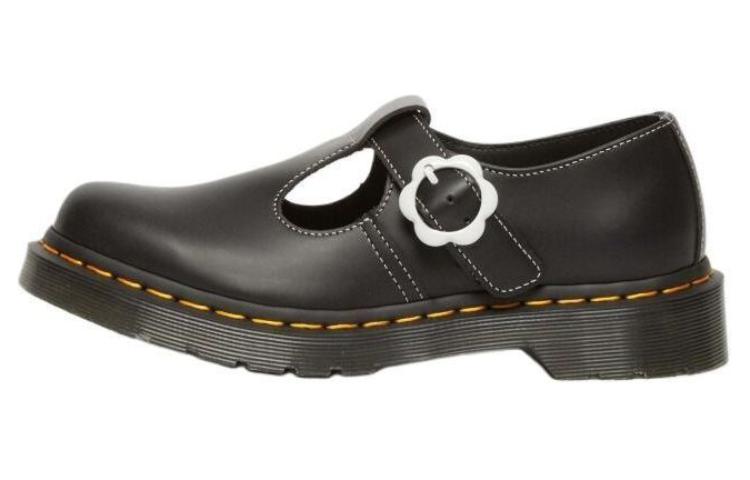 Dr. Martens Polley Smooth Leather Mary Janes 'Black' Women's