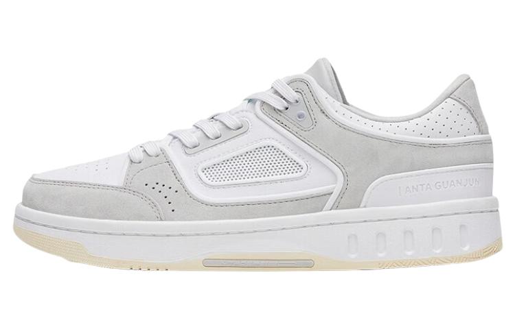 Anta Anta Champion All Weather Series Slip-Resistant Cushioning Low-Top Skateboard Shoes Men's White Gray