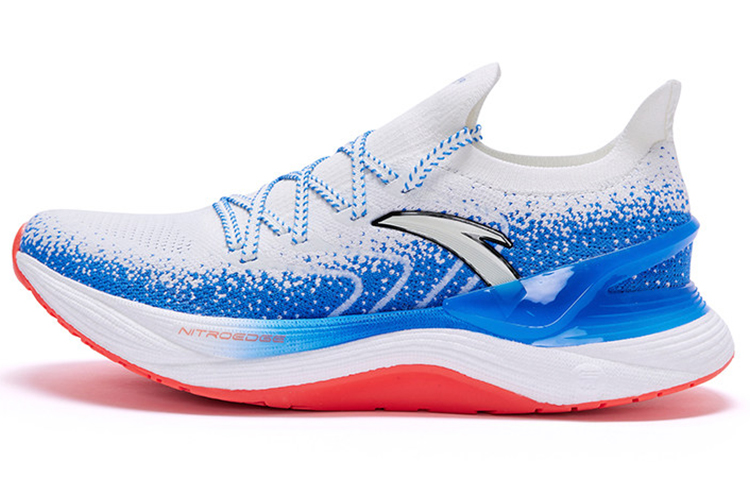 ANTA Chuang 2.0 Pro Running Shoes Men's Low top Ivory White/Medium Blue/Black