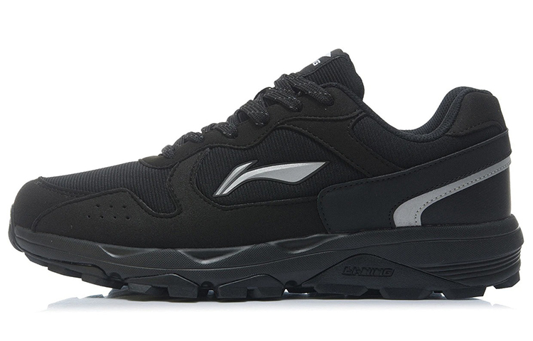 LINING Running Shoes Men Low-Top Black