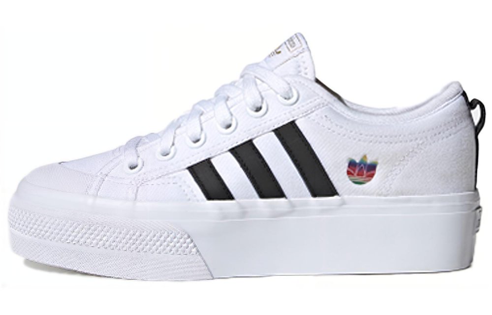 Nizza Women's Adidas Originals Platform 'Colorful Trefoil' Women's