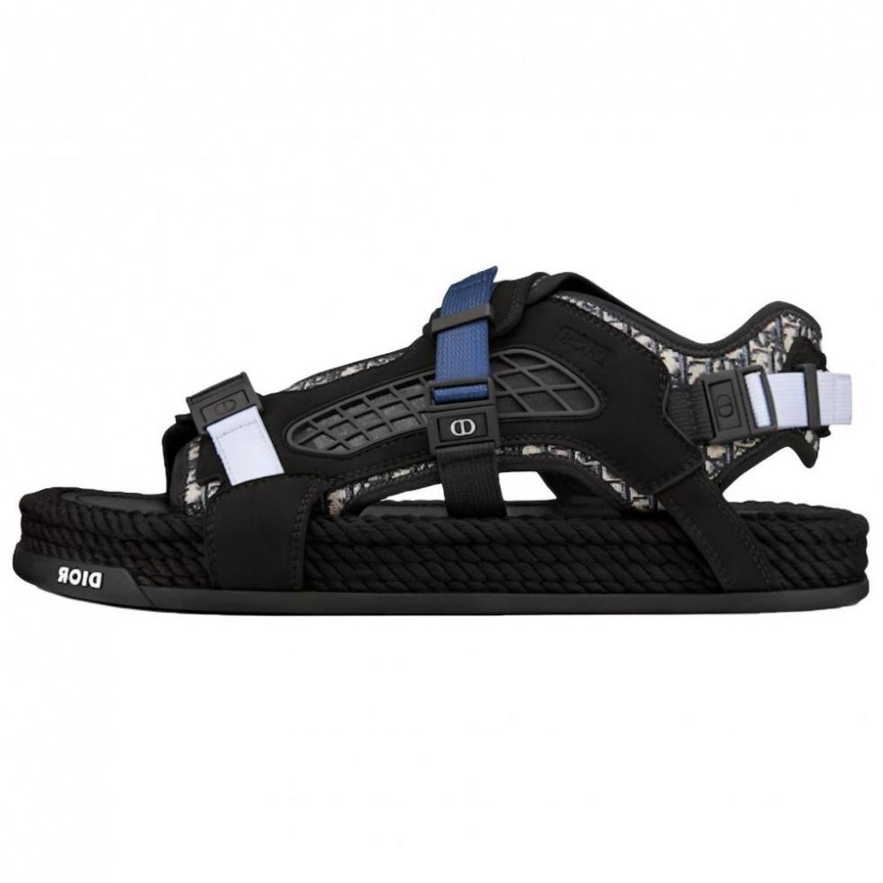 DIOR Atlas Sandal Black Suede