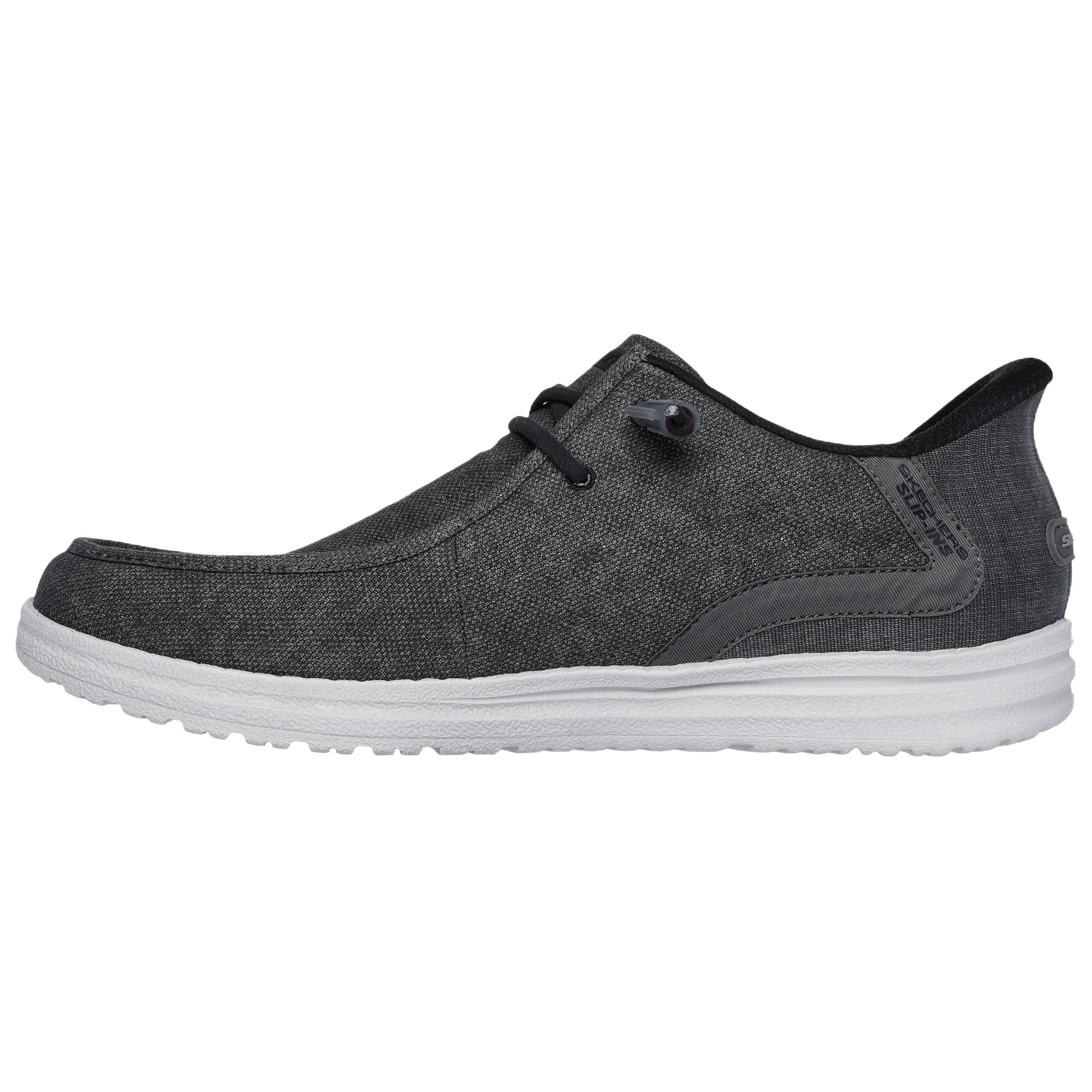 Skechers Melson Low Top Casual Shoes Men's Black